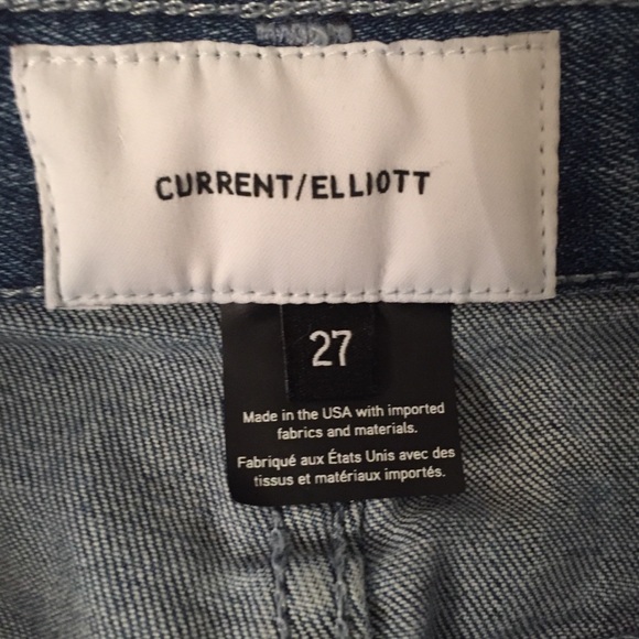 Current/Elliott Cut Off Mini Skirt Flocked Star - Picture 6 of 6